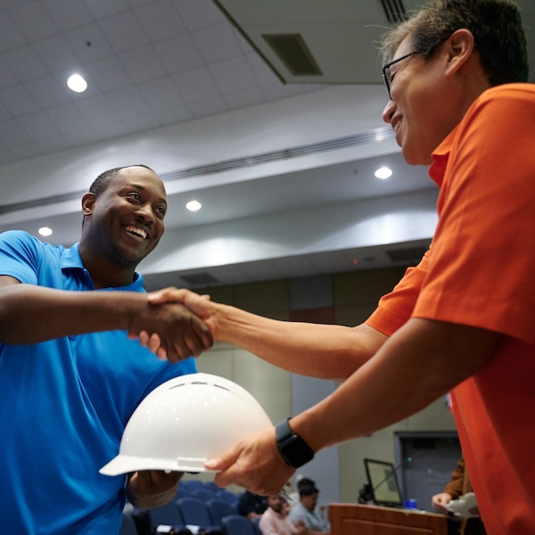 Construction Management Students Honored In Hard Hat Ceremony