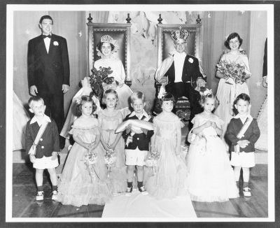King, Queen and children Sam Houston Teachers College, 1951