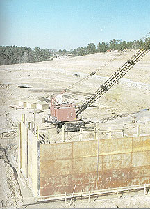 Elliott T. Bowers stadium under construction.