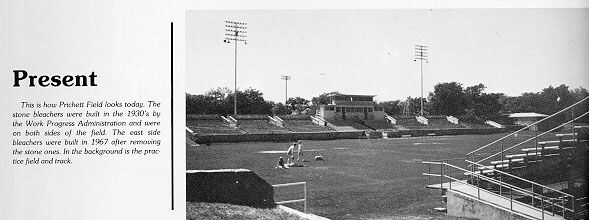 Pritchett field in 1984