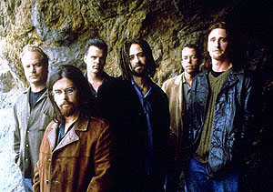 Group photo of the band Counting Crows.