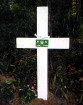 Erica Starr memorial cross
