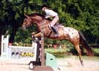 Young Erica Starr with horse