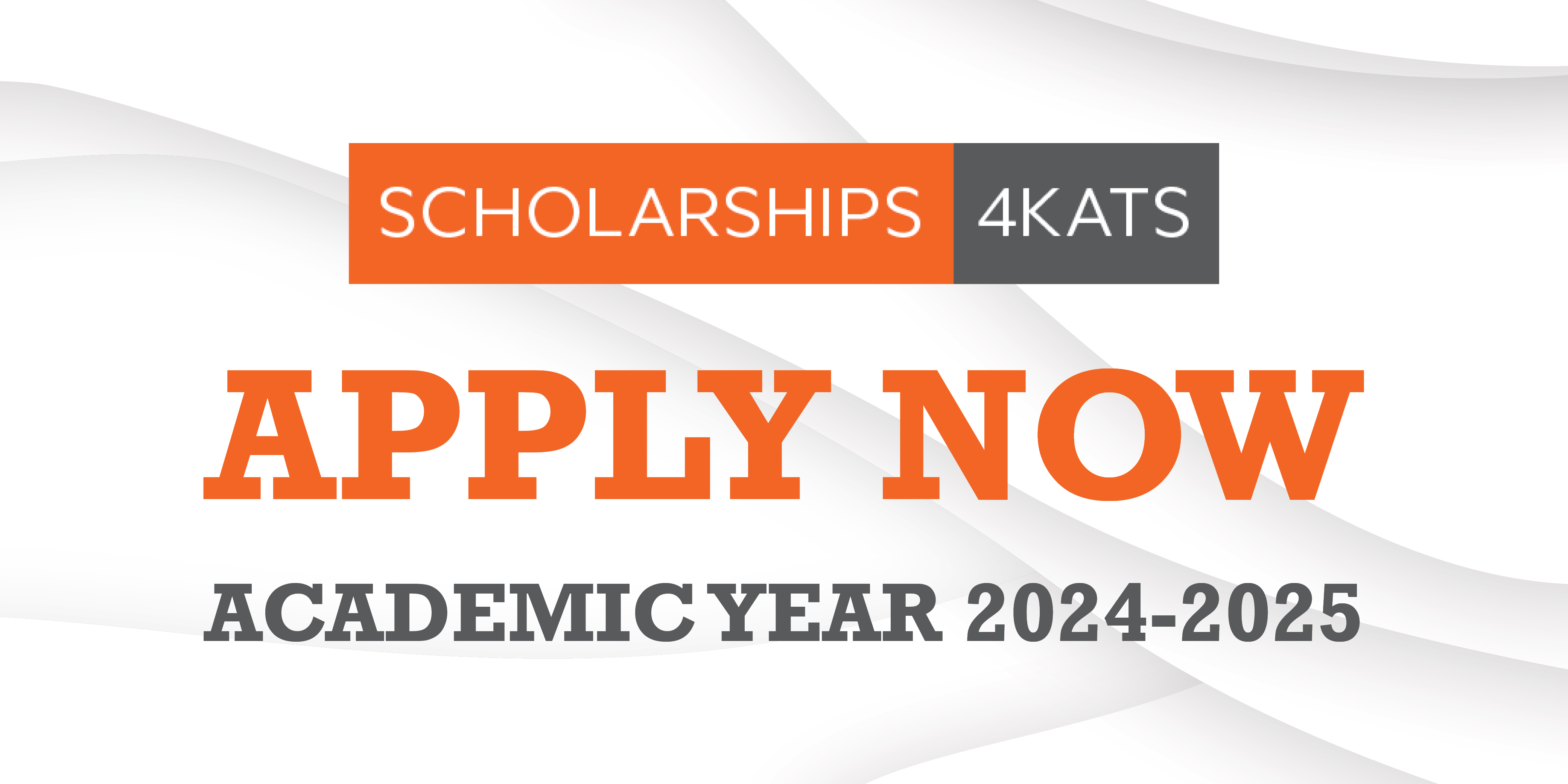 Scholarships for Kats is now open for academic year 2024 to 2025