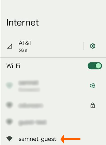 Android Network List