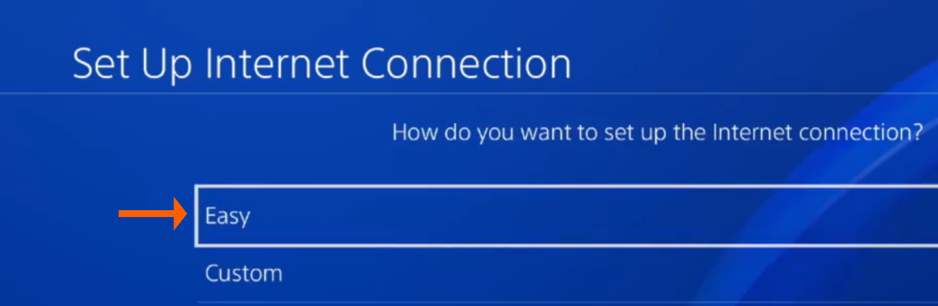 PS4 Select Easy WiFi