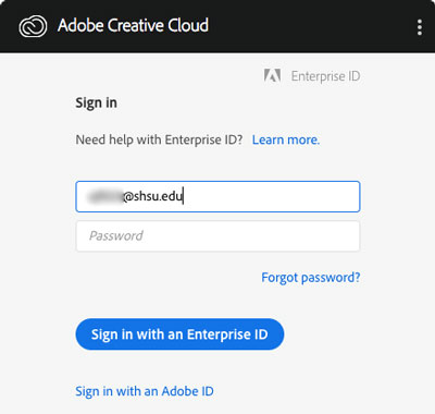 Installer Signin with Enterprise ID