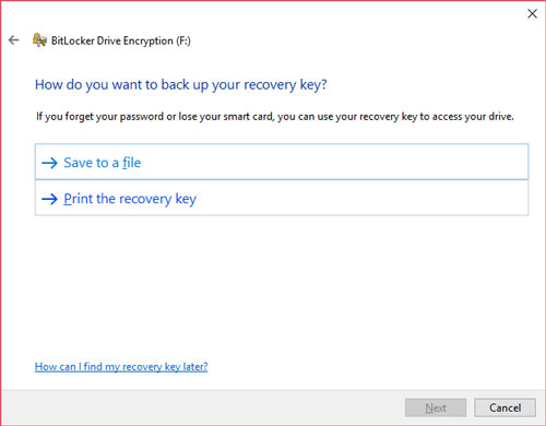 Recovery Key