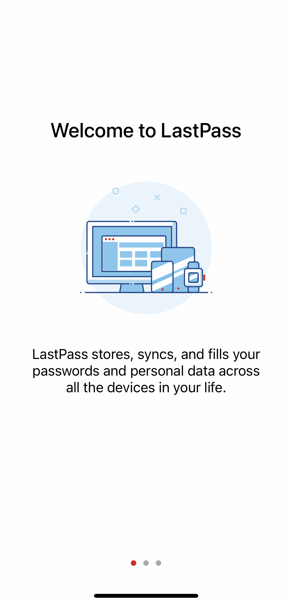 iOS Welcome to LastPass