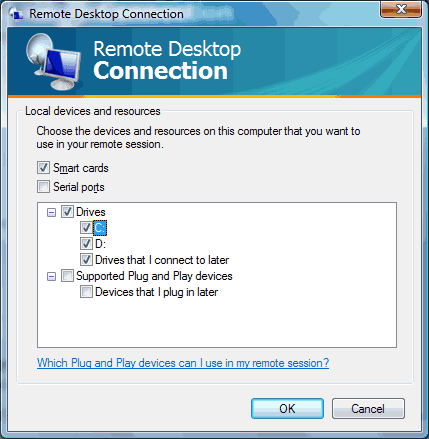 Remote Connect To Vista Home