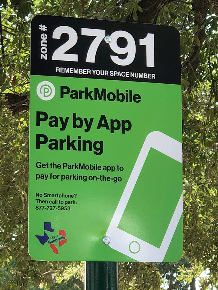park by app by mobile now is not university parking
