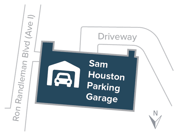 Sam Houston map