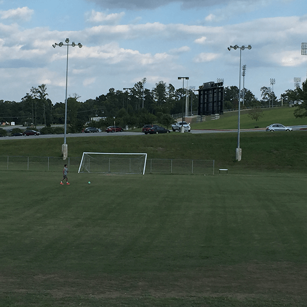 intramural fields with soccer goal