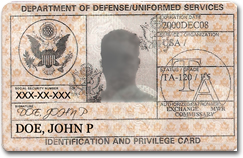 Sample Military ID