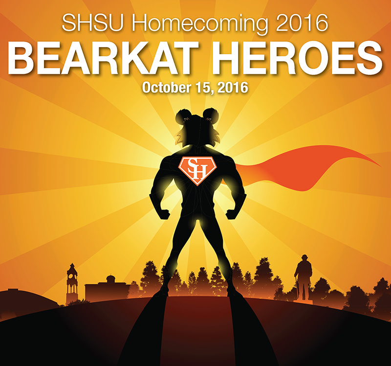 SHSU Homecoming 2016 - BEARKAT HEROES - October 15, 2016