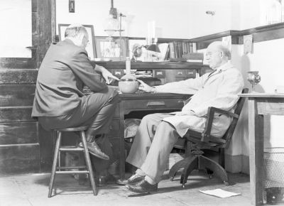 Dean King and Professor Farrington