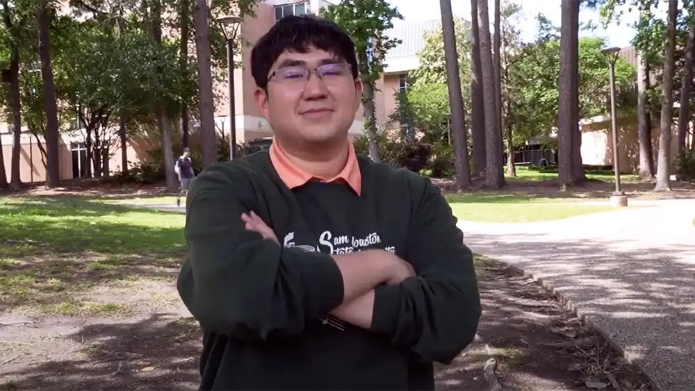 Jaime Pena looking at the camera