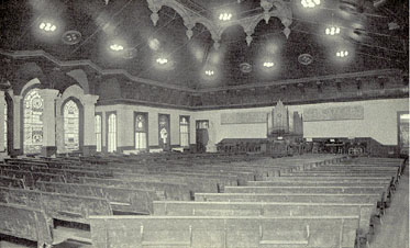 Memorial auditorium in Old Main.