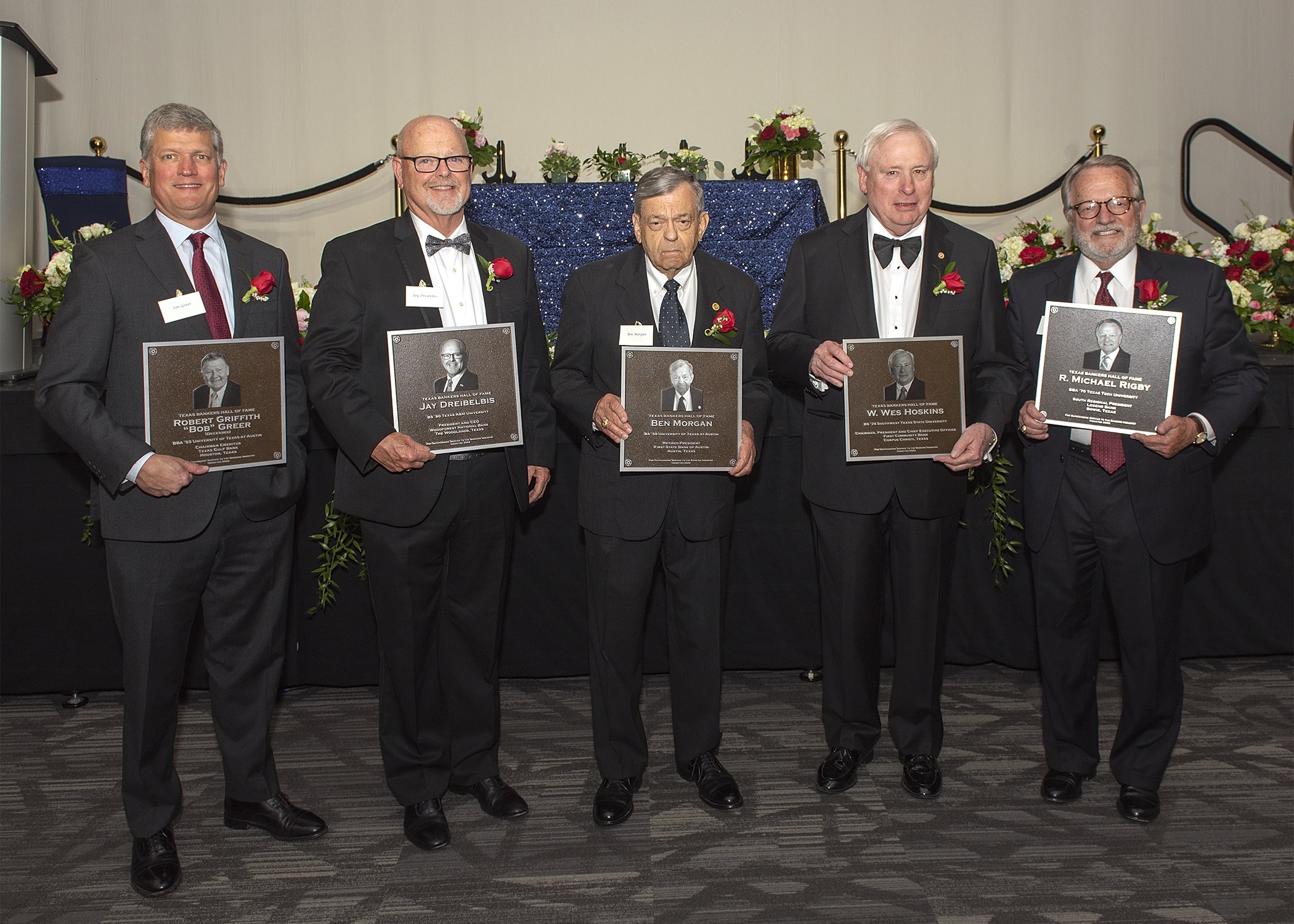 2022 Texas Bankers Hall of Fame Honorees