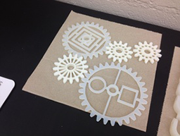 3-D printing gears art project