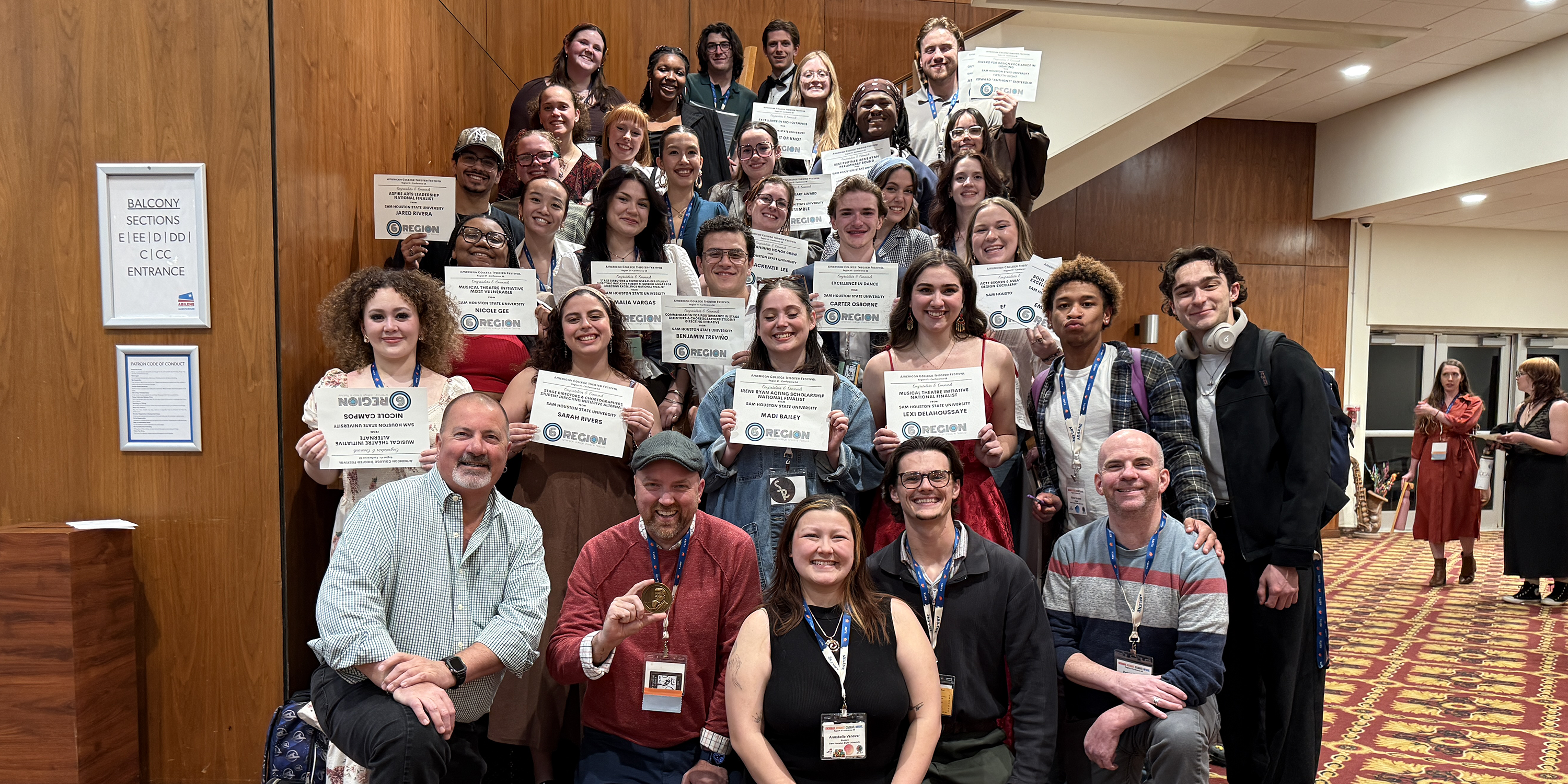 Bearkats Win Big at American College Theatre Festival