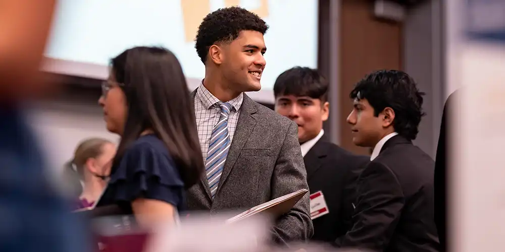 Students at a Career Readiness Academy event.