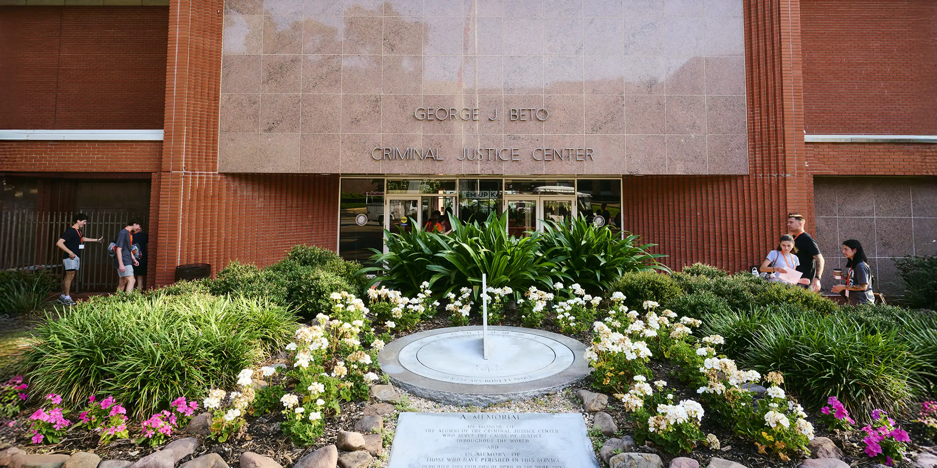 Front entrance to the George J. Beto Criminal Justice Center