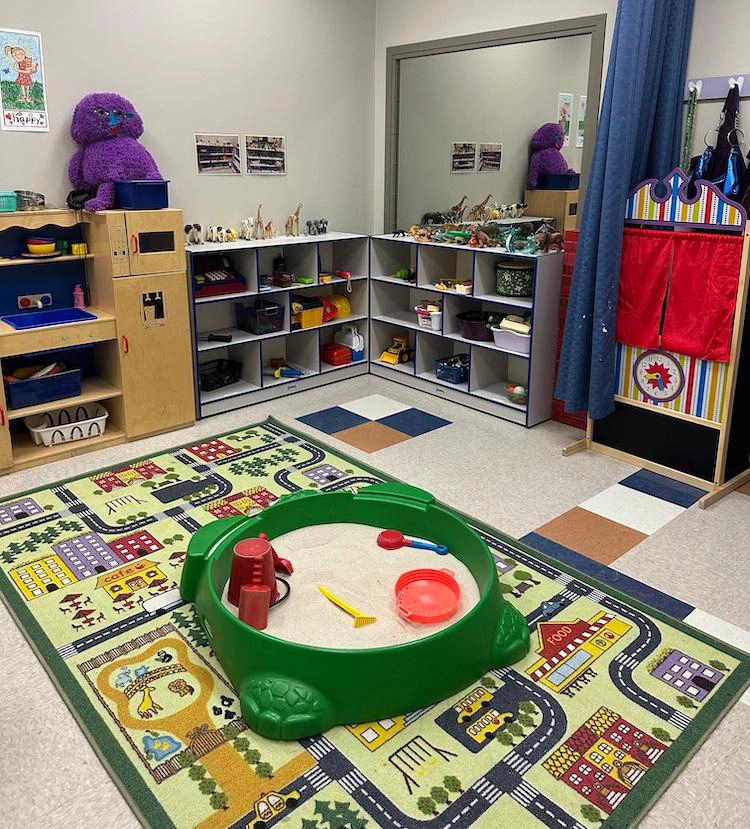 The play therapy room