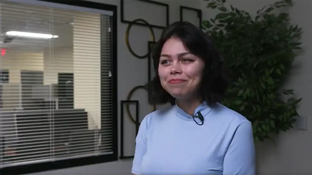 SHSU student, Amy Dellacrosse, discusses graduate school.