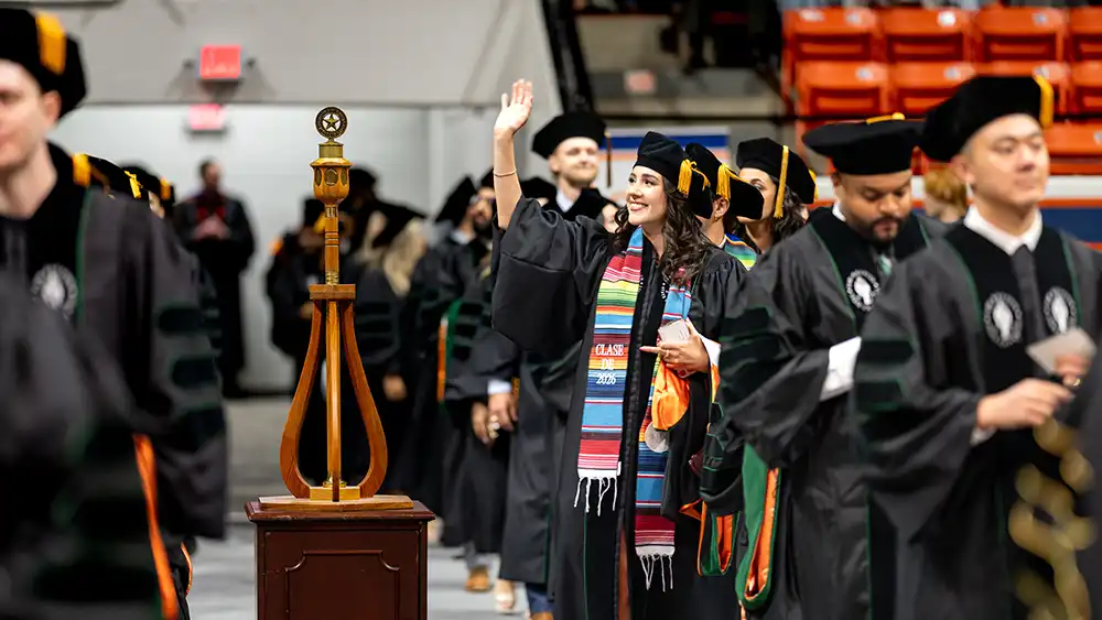 Doctors at commencement