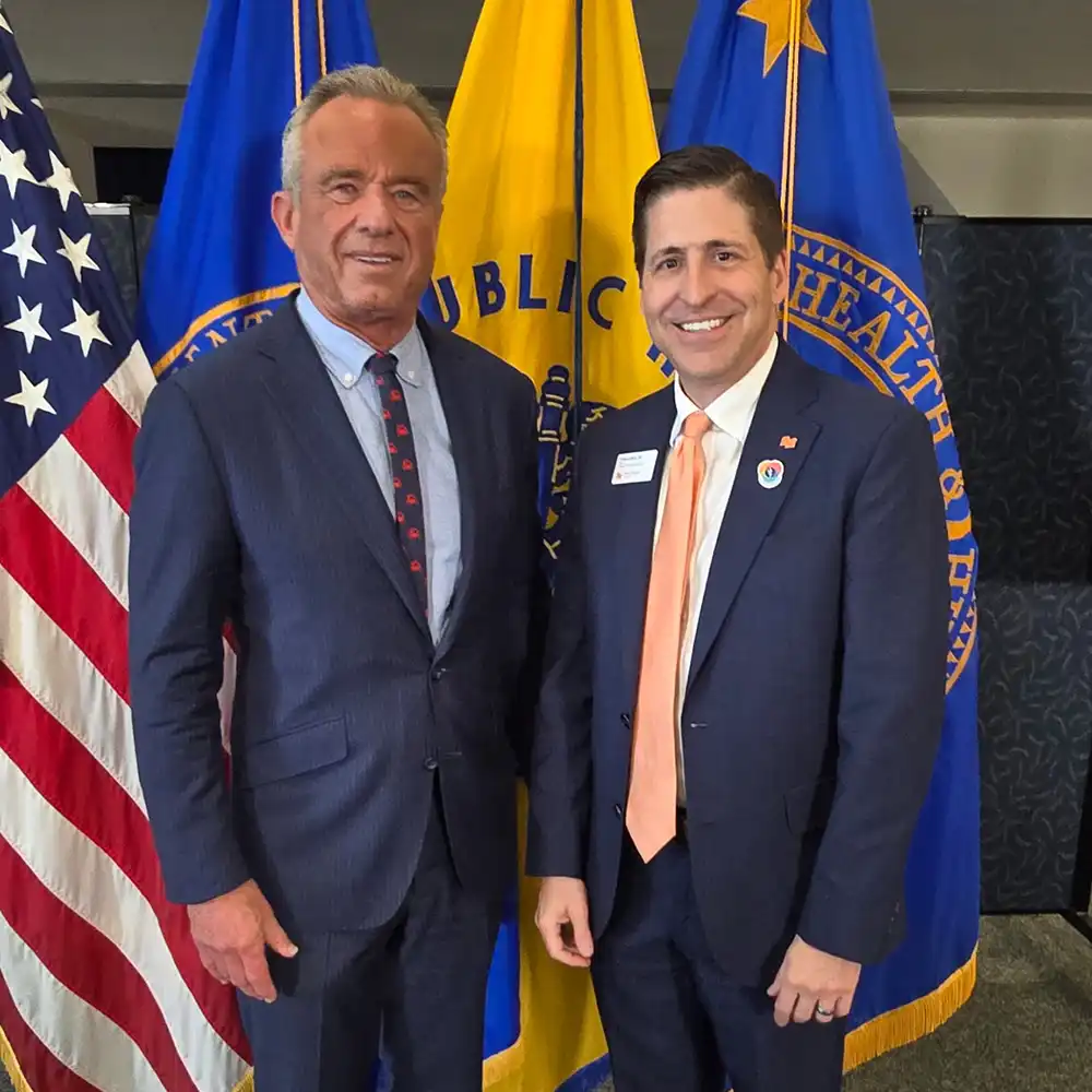 Dr. Mohr and Robert F. Kennedy Jr. 