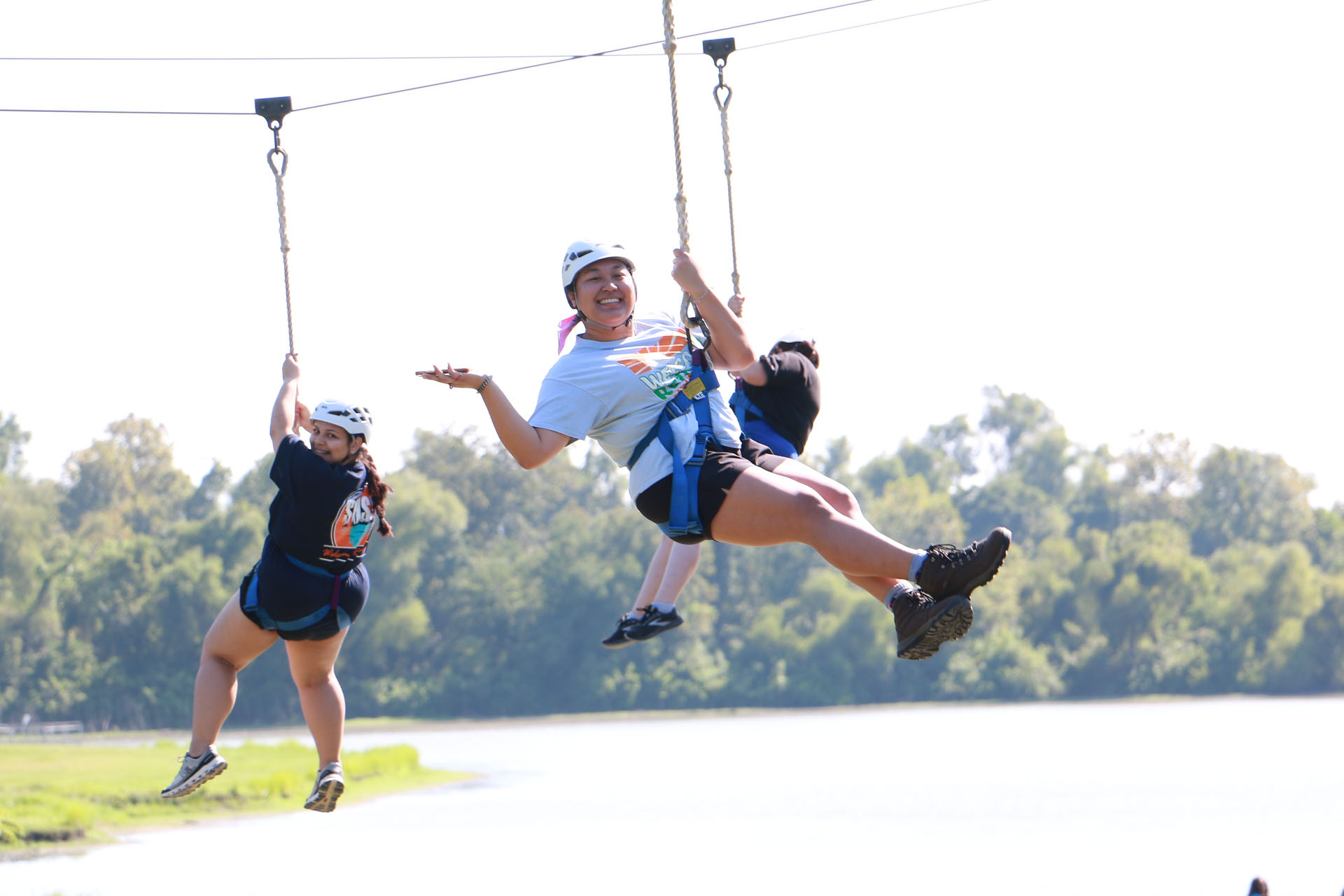 SHSU Honors students can participate in teambuilding and adventuring during our annual retreat at the university camp! 