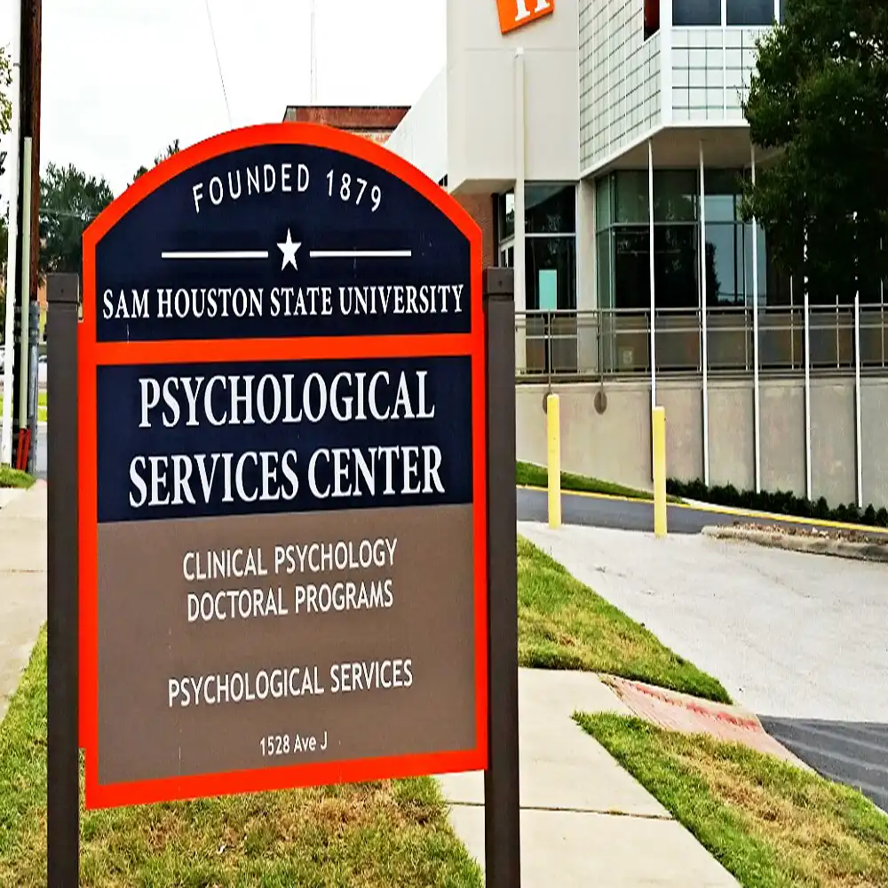 Psychological services center sign