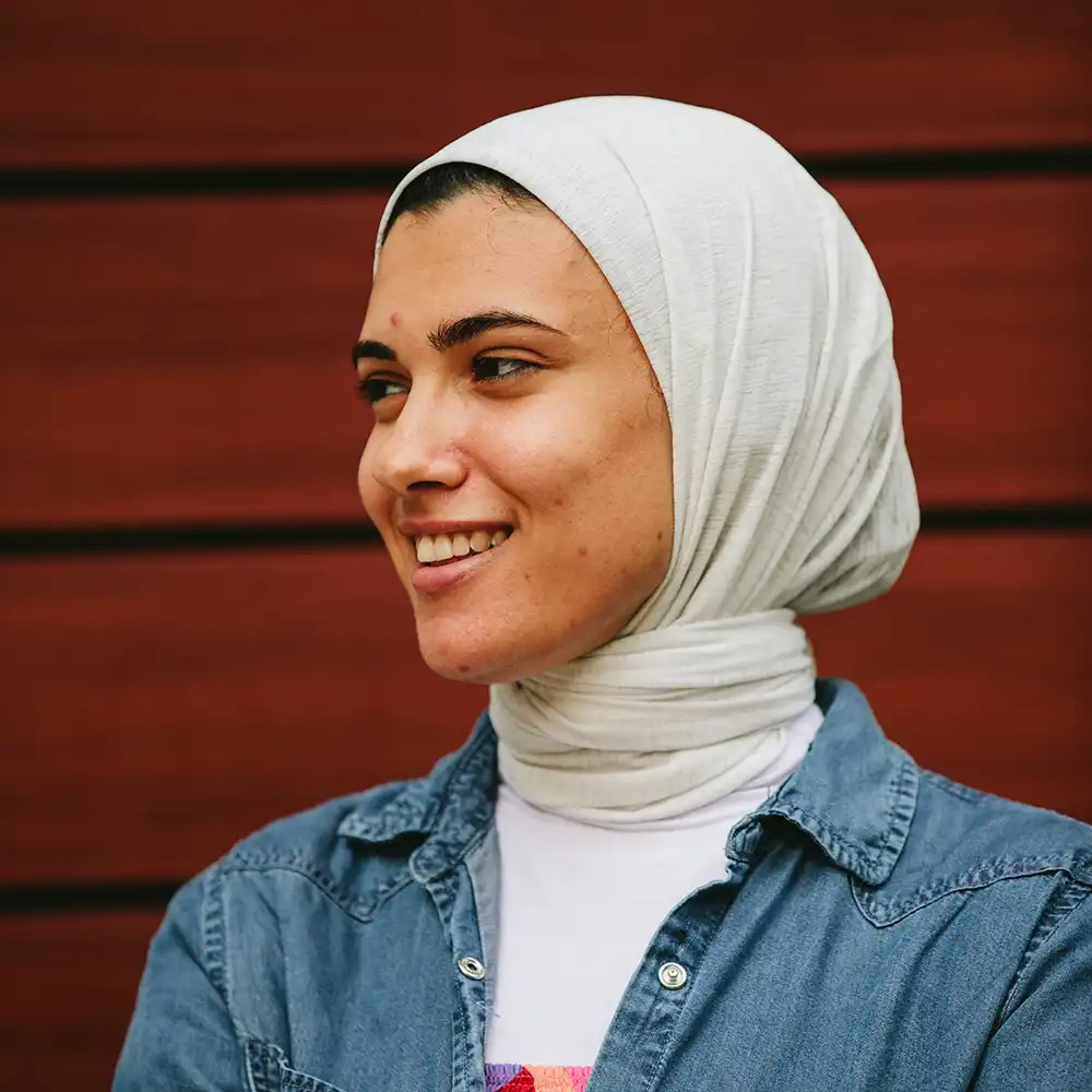 SHSU student poses for camera.