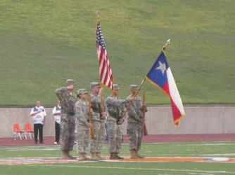 ROTC color guard