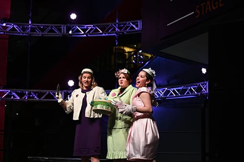 Graduate students competing in the 2020 National Opera Association Scenes Competition at the Rock and Roll Hall of Fame, Cleveland, Ohio