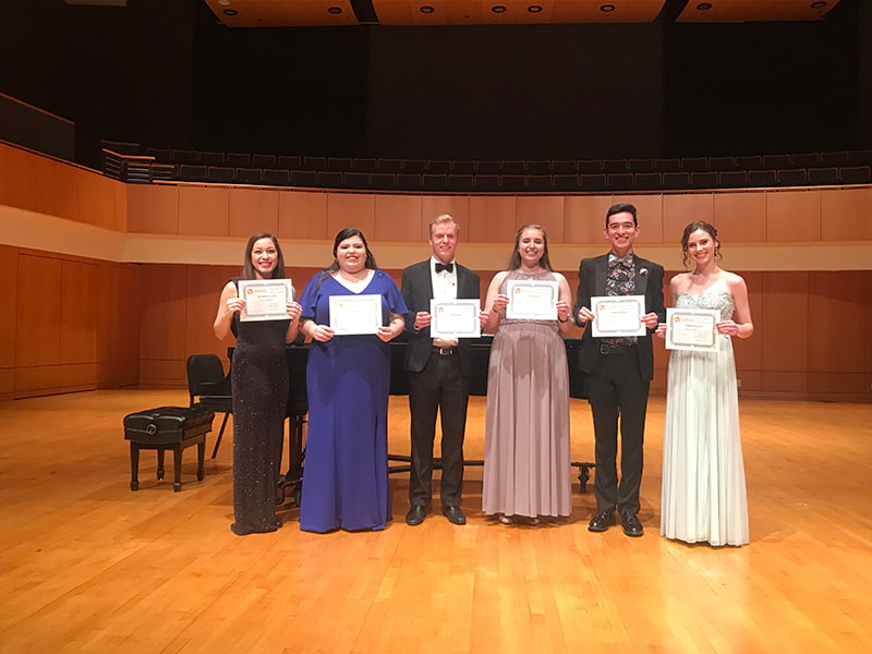 SHSU Art Song Contest Winners