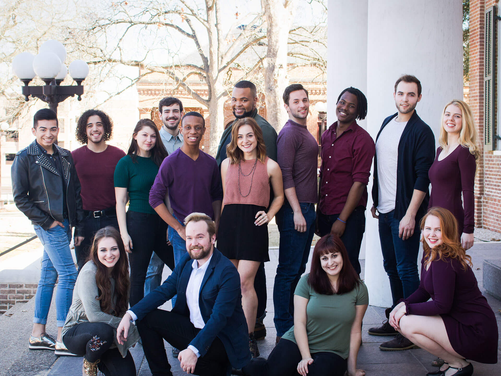 Group photo of the students particpating in the 2018 Student Showcase.