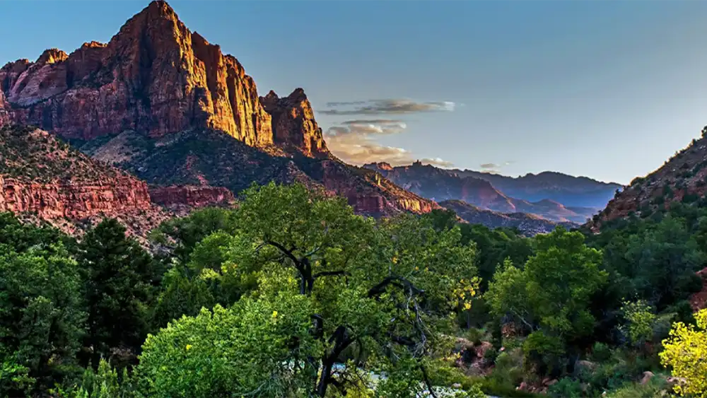 Sunset in Zion National Park