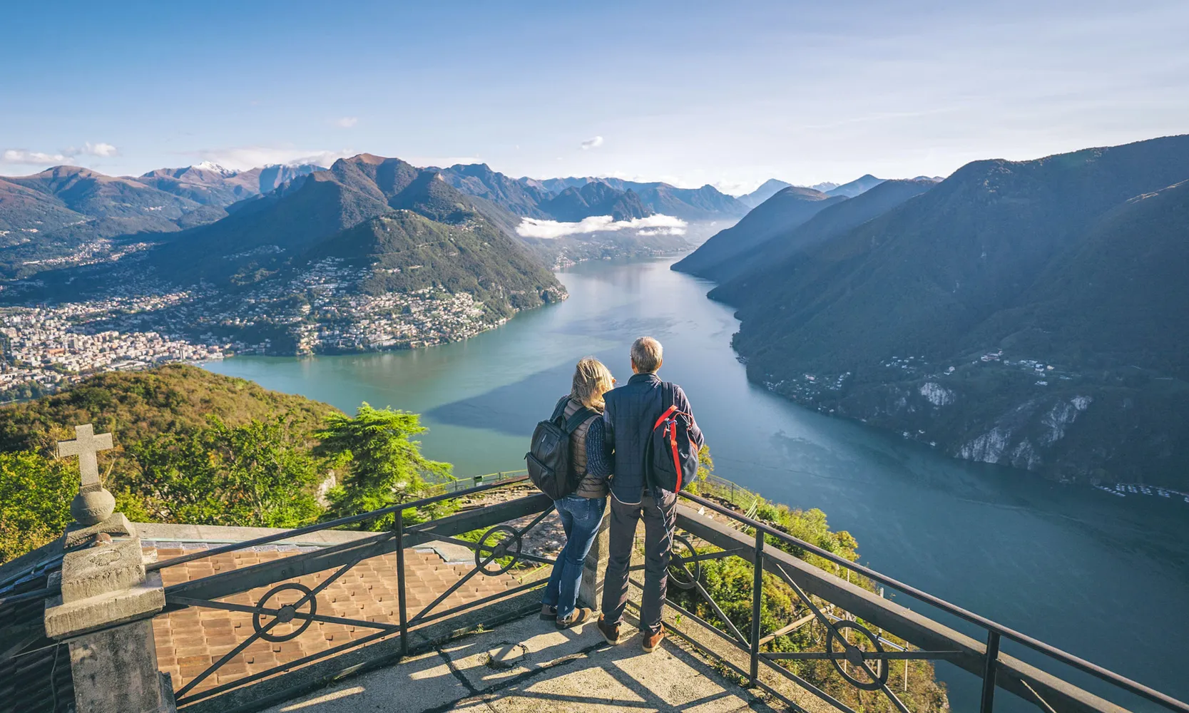 An evening view of the Vienna Christmas Market in Austria