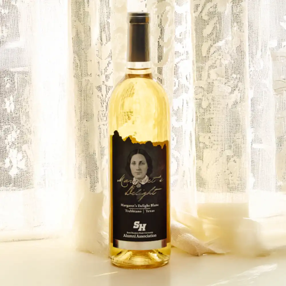 Bottle of Margaret's Delight Blanc wine