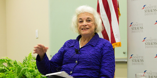 LEAP Center students meet Justice O'Conner, First Female Supreme Court Justice