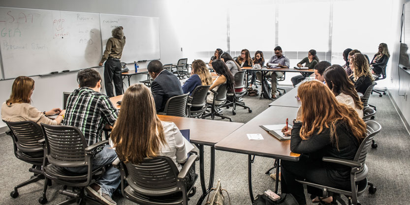 Ricky Kaplan leading the LEAP Center's first Law-School Workshop.