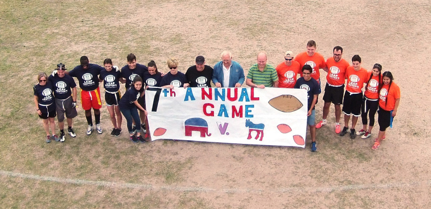 The LEAP Ambassadors raise money for the YMCA and the John Holcombe Scholarship