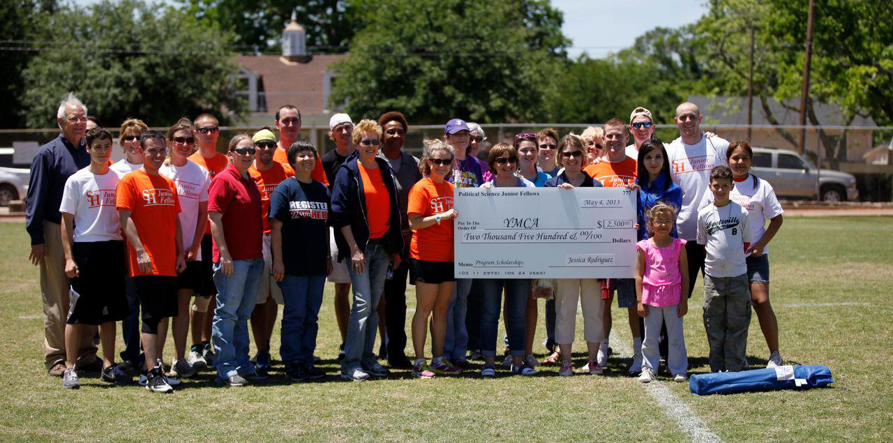 The LEAP Ambassadors have raised more than $34,000 for charity through their annual football game.