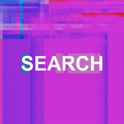 Digitally Degraded Purple Search Box