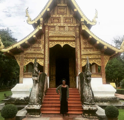 thumbnail view of Faces of Study Abroad - Keiana Mayers - Thailand - Summer 2017 - Temple - Visiting temples