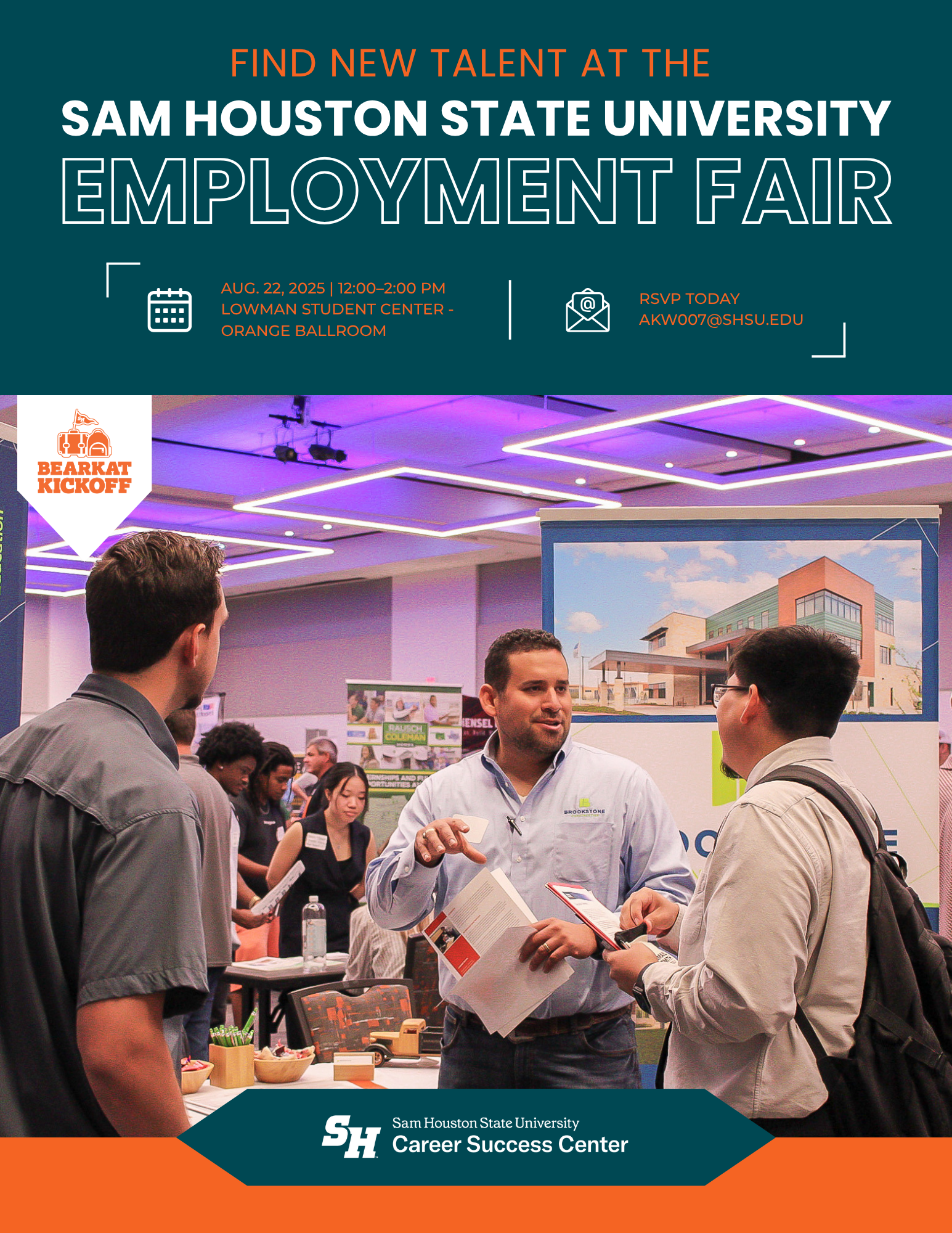 Bearkat Kickoff Employment Fair Flyer