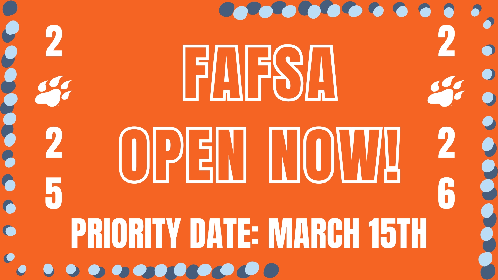 FAFSA open in december