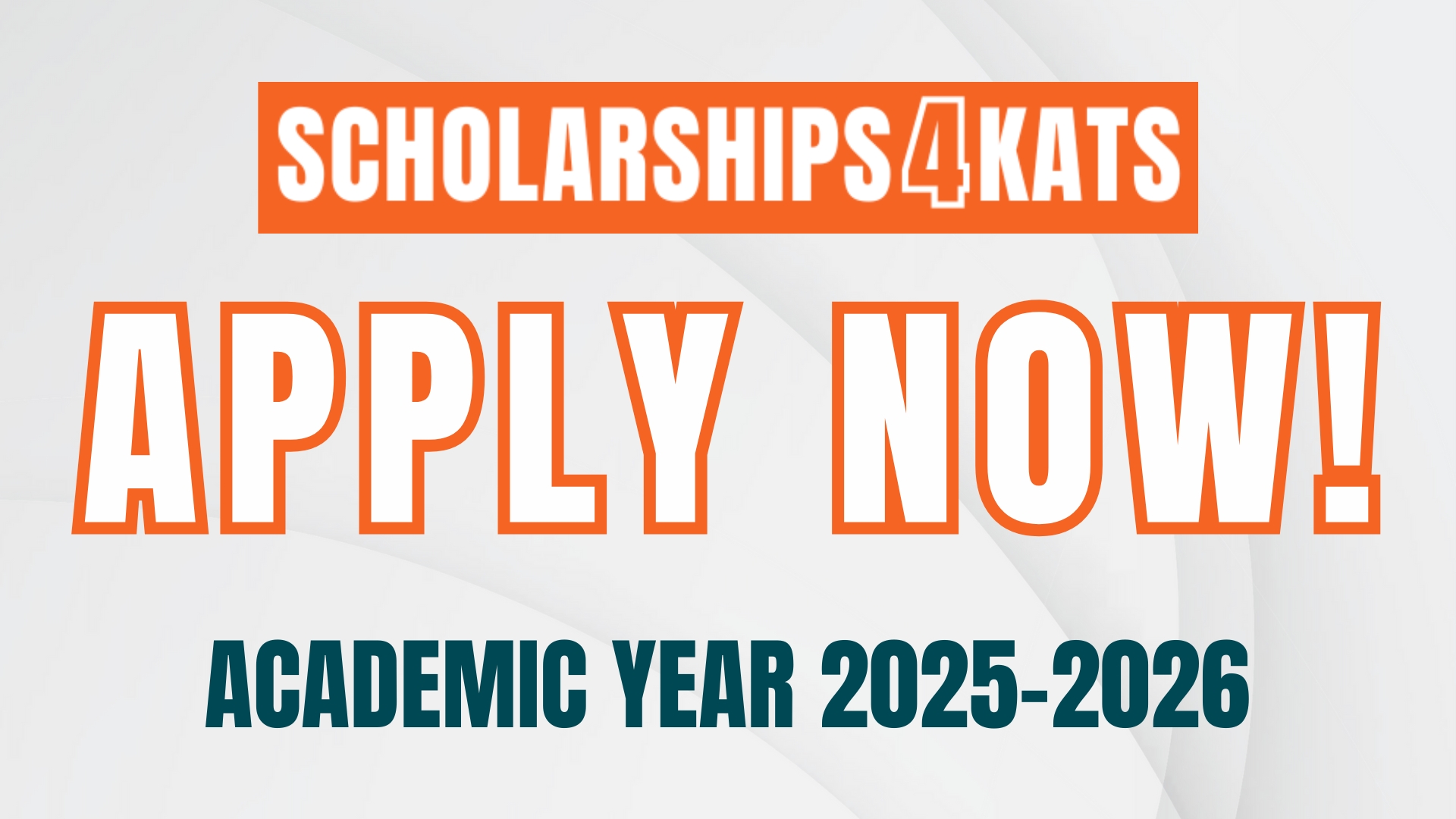 Scholarships for Kats is now open for academic year 2025 to 2026